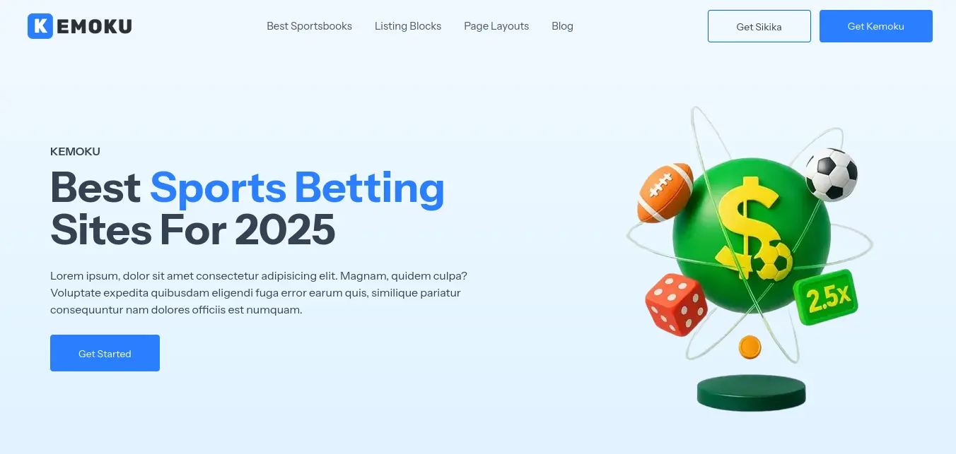 Minimal WordPress Gambling Theme